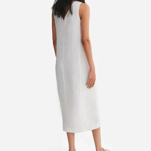 Mate the label organic linen tank center seam dress - Picture 3 of 8